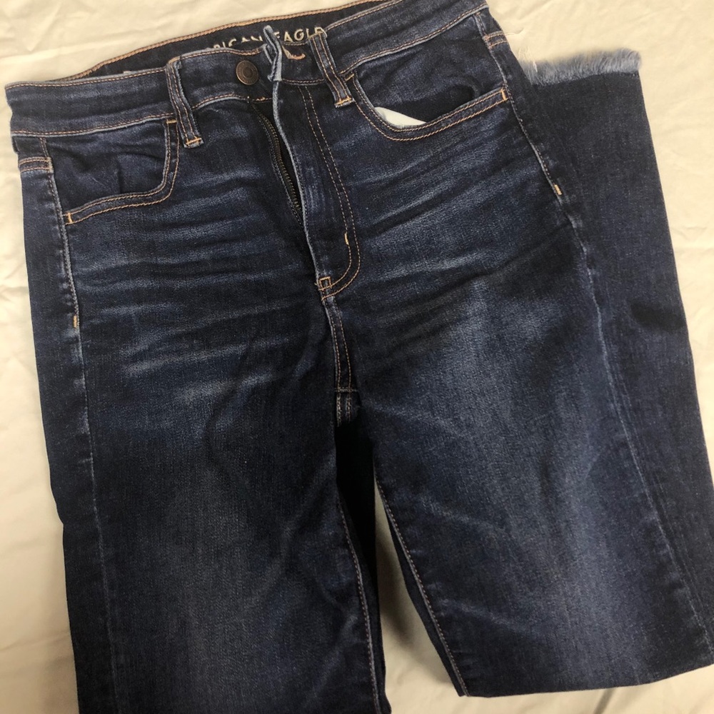 American eagle cropped skinny jeans